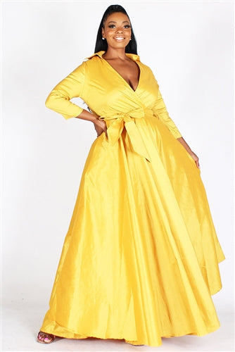 Tie Waist Maxi Dress
