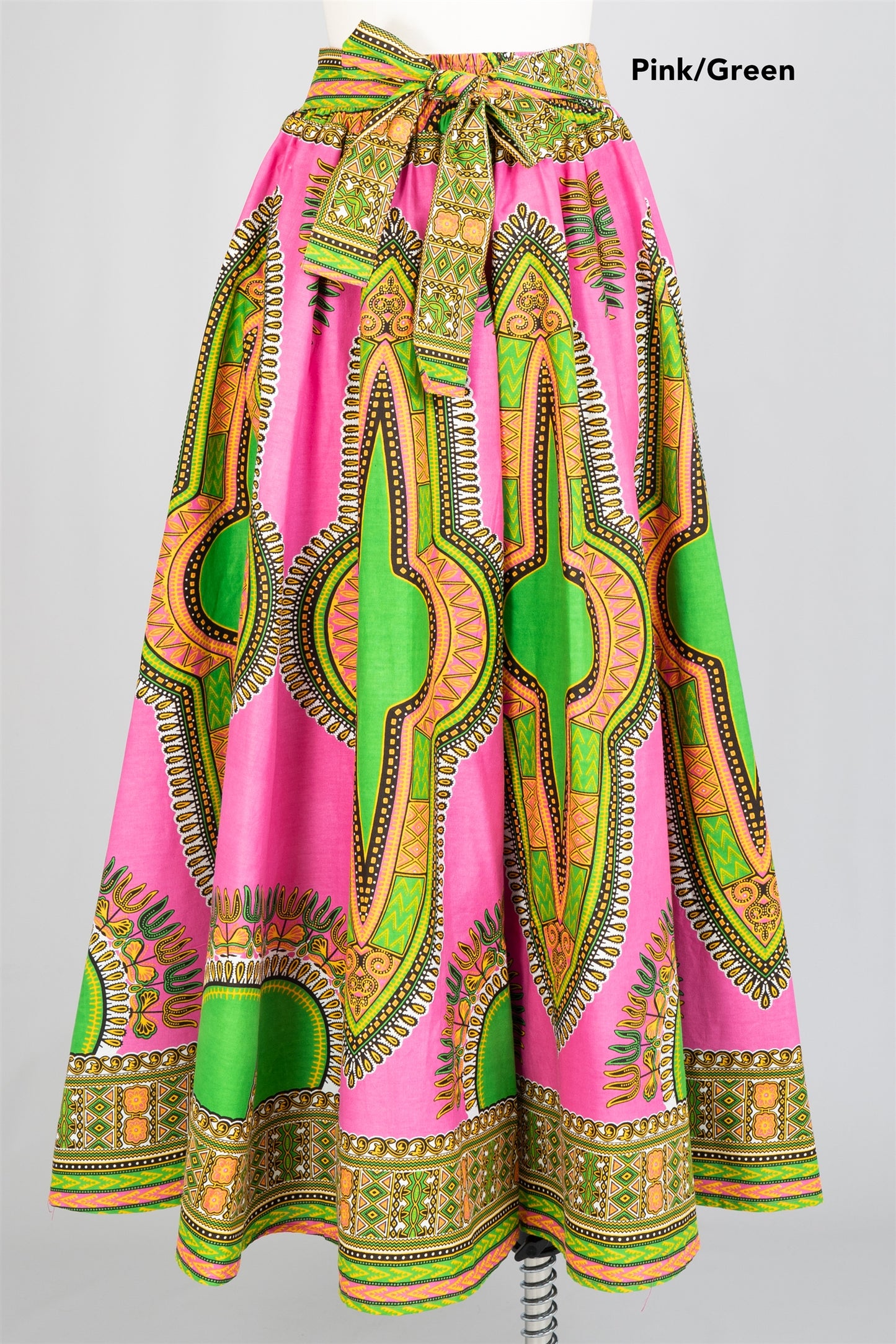 Elastic Waist Dashiki Print African Skirts