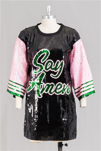 All Over Sequin Tunic Tops