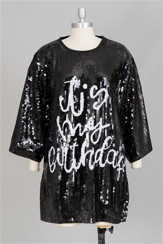 T-shirt Sequin top