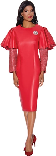 Faux Leather Sequin Sleeve-Every Woman