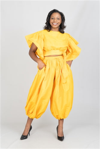 Classy Dupioni 2pc Pant Set