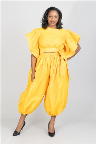 Classy Dupioni 2pc Pant Set