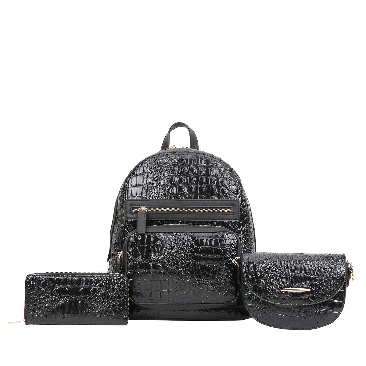 3 in 2 Deluxe Croc Back Pack Set