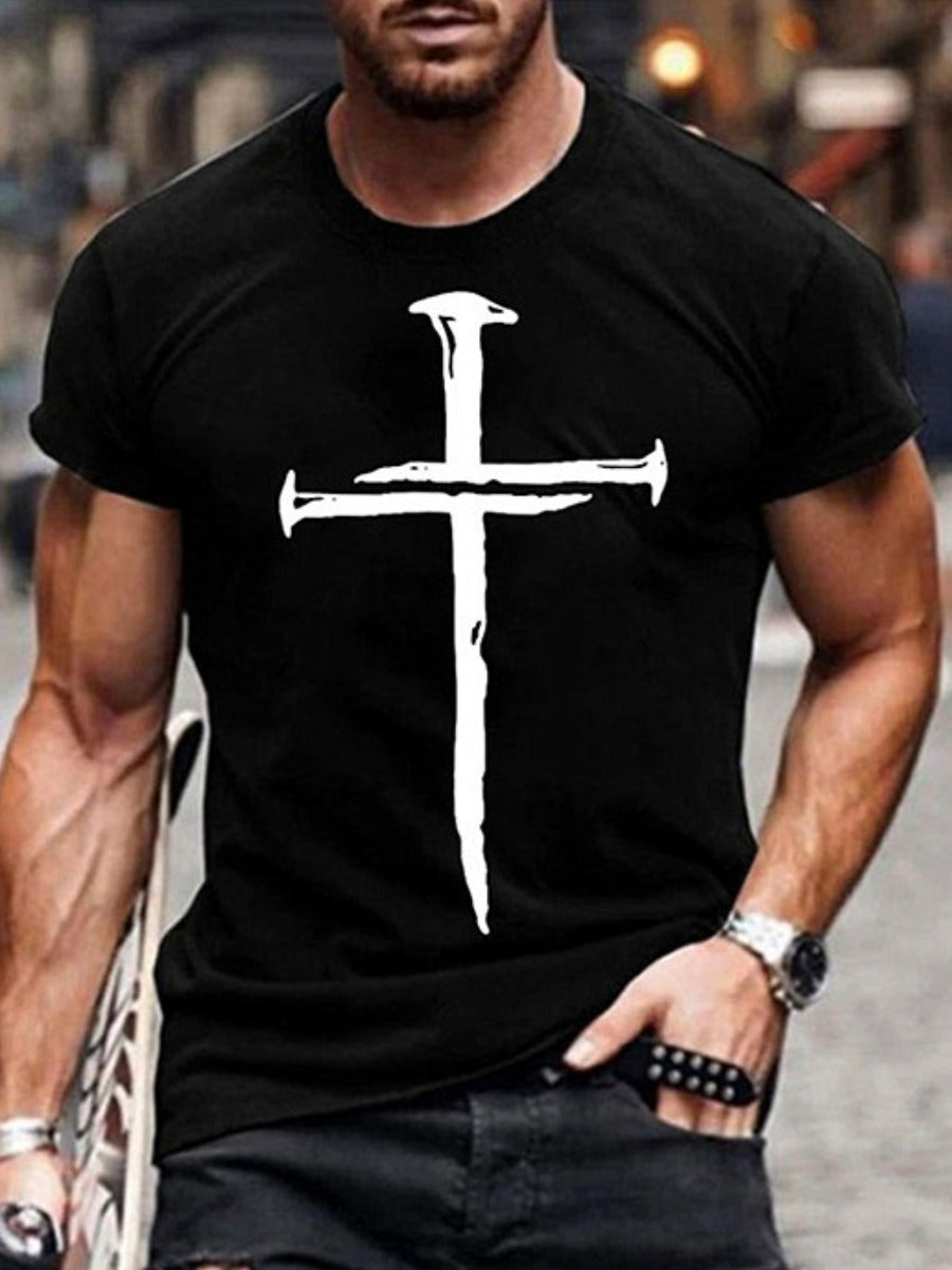 Men Cross Nail Stitch