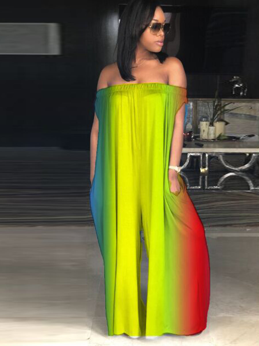 Off/On Shoulder Jumper Jumpsuit