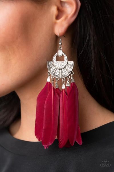 Feathered Love Red