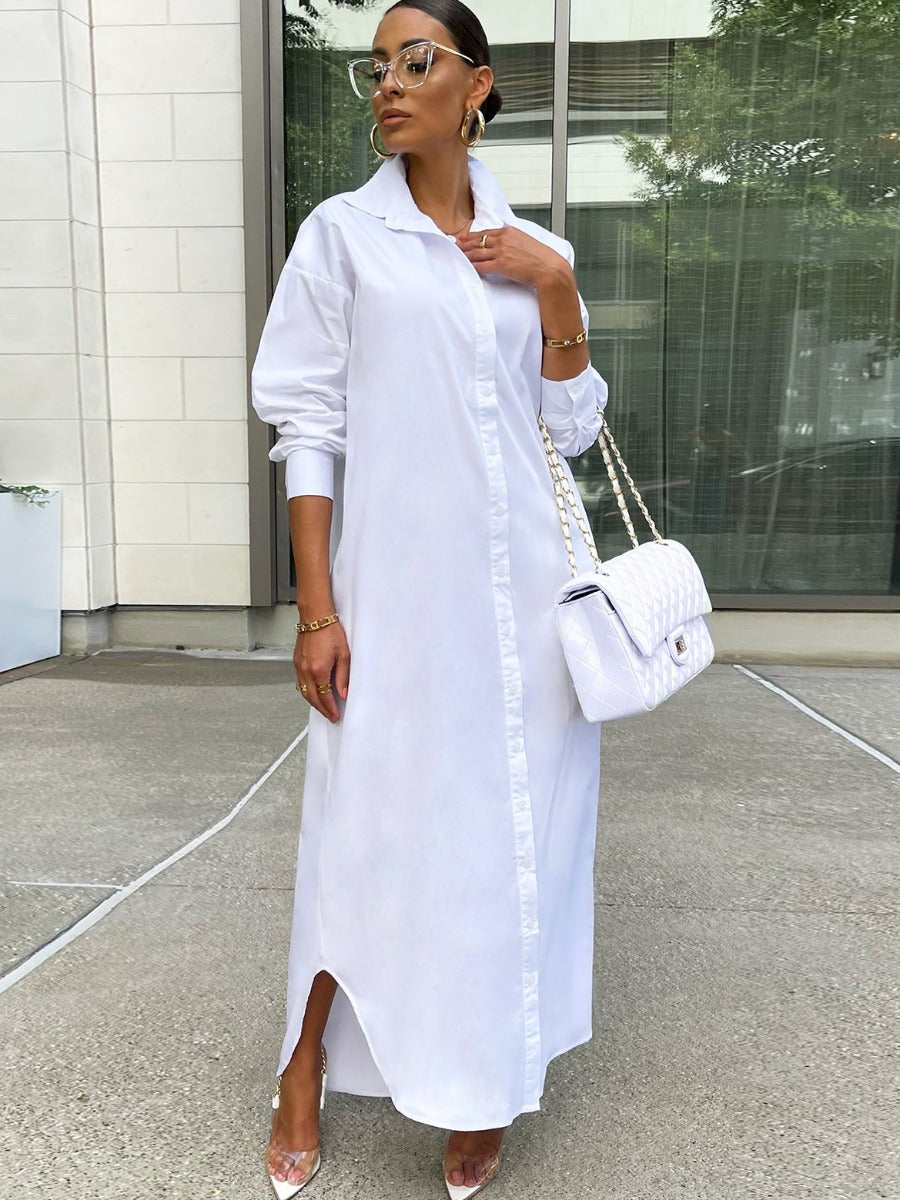 Classy White Duster D