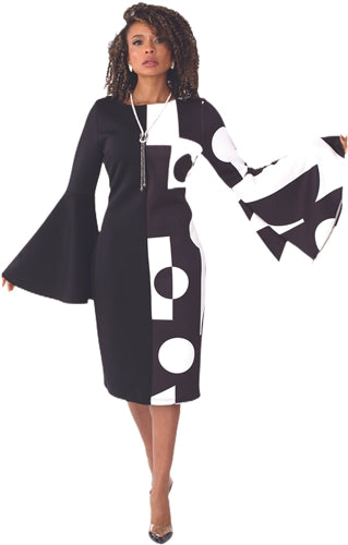 Color Block Bell Sleeve Every Woman