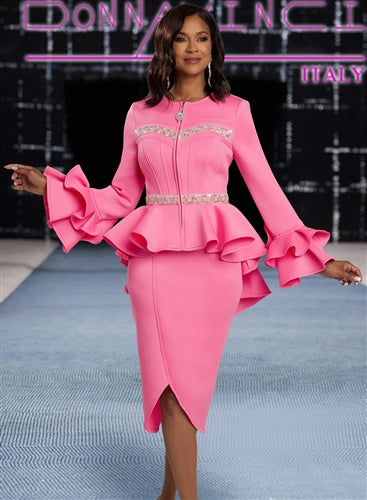 Every Woman Rhinestone Trim Scuba