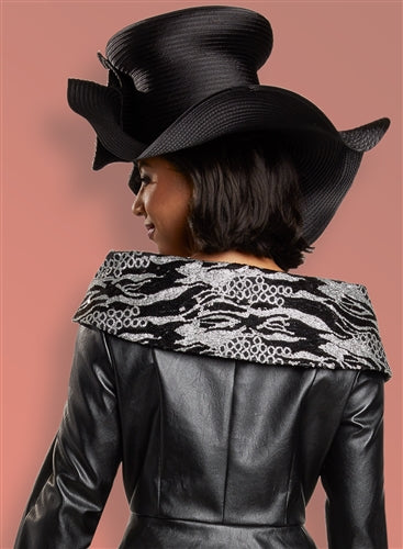 Leatherette Peplum 2 Piece Suit-Every Woman