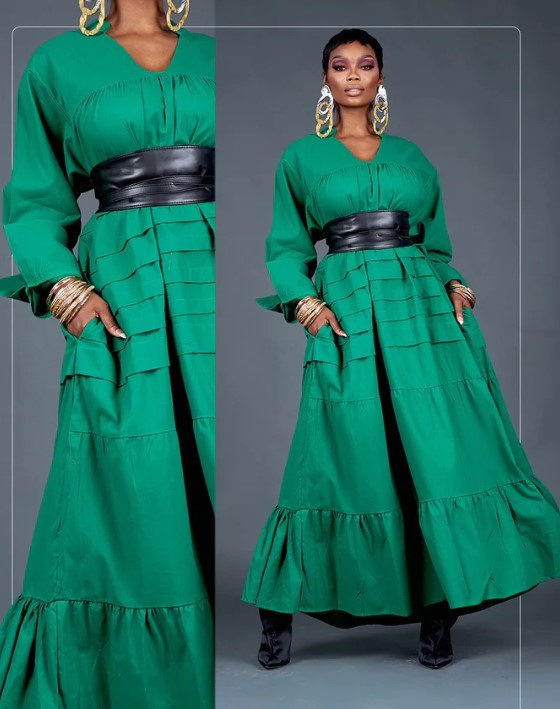 A Line Linen Dress