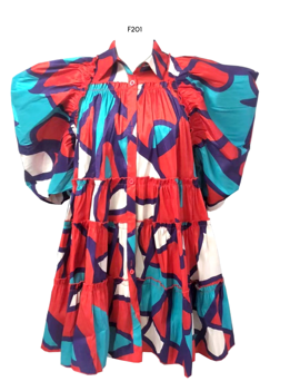 Puff Sleeve B Dress