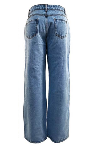 Ripped "no skin" Denim Jeans