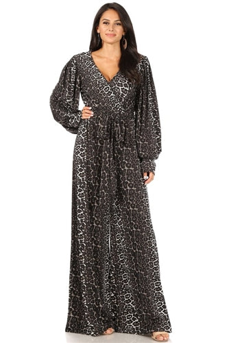 Sassy Camo Wide-Leg Jumpsuit