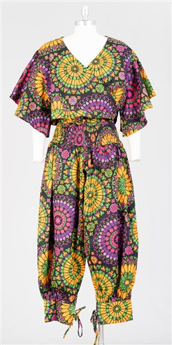 Authentic African Print 2pc Pant Set