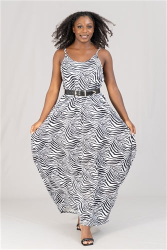 Animal Print Maxi Dress