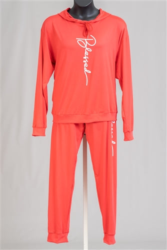 Classy Blessed 2pc Jog Set
