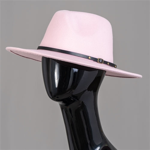 Solid Color Fedora Hat
