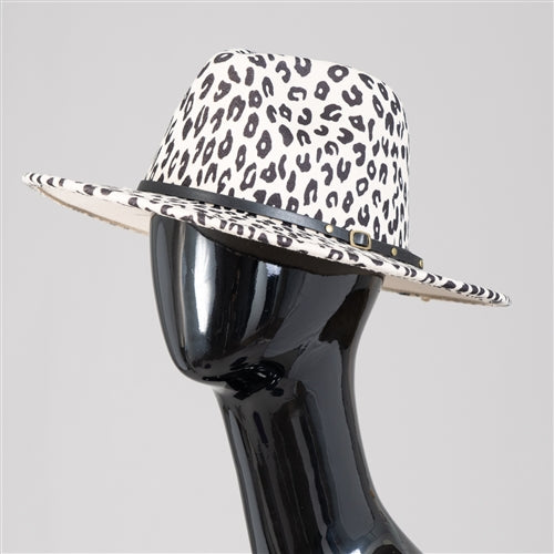 Animal Print Fedora