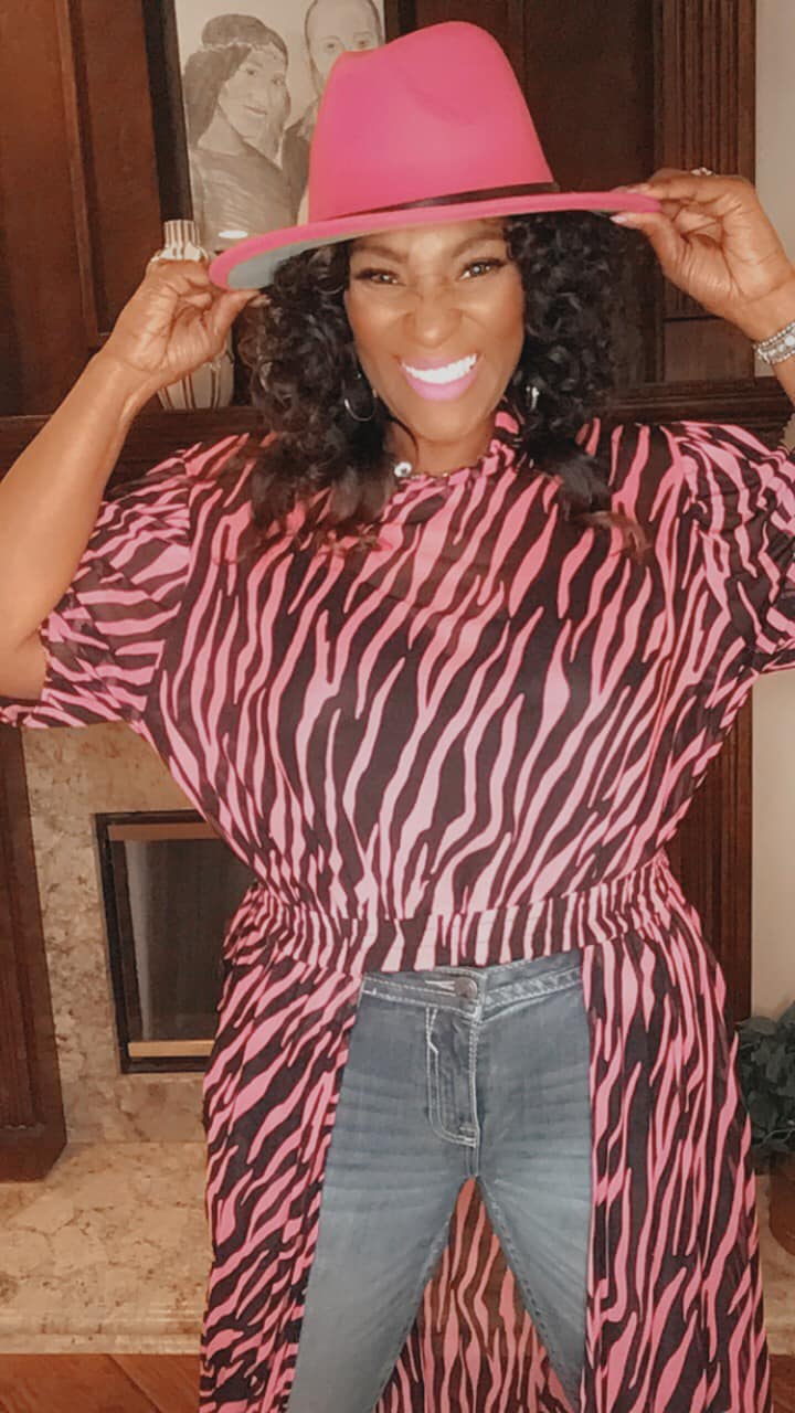 Chiffon Print High-low Top