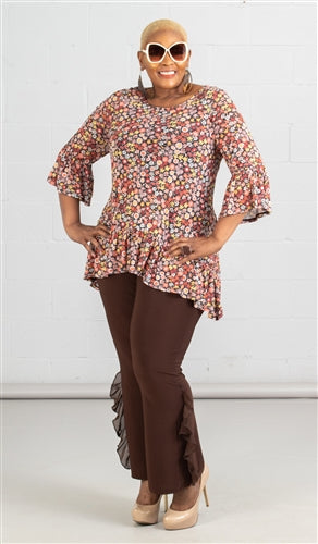 Posh Relaxed Pants w/Fringe