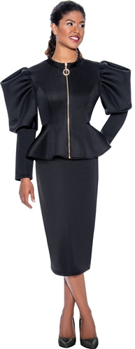 Zippered 2pc Skirt Suit Every Woman