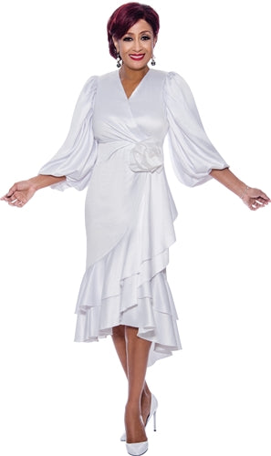 Every Woman Surplice Ruffle Trim