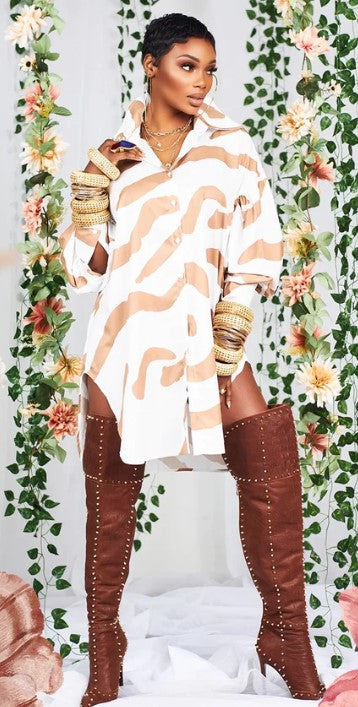 Trendy Print Top