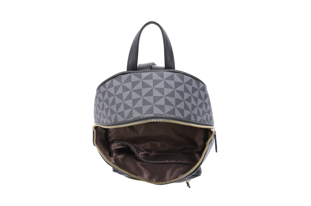 3-IN-1 DESIGNER INSPIRED BACKPACK SET~BROWN