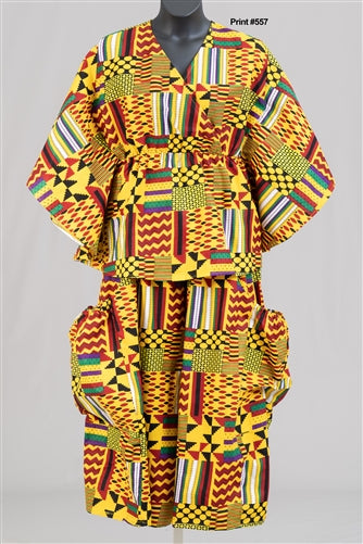 Authentic African Two Piece Pant Set