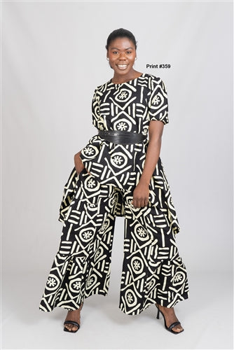 Authentic African Two Piece Pant Set