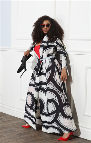 Classy Print Duster