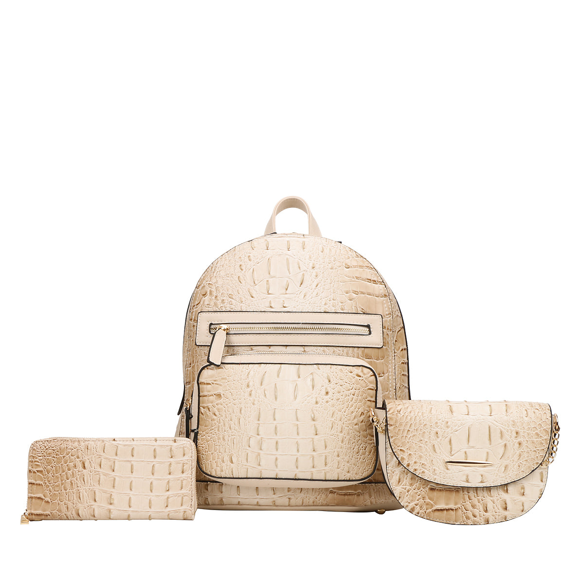 3 in 2 Deluxe Croc Back Pack Set