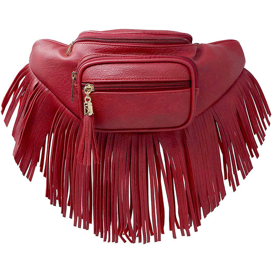 FASHION FRINGE TASSEL FANNY PACK WAIST BAG