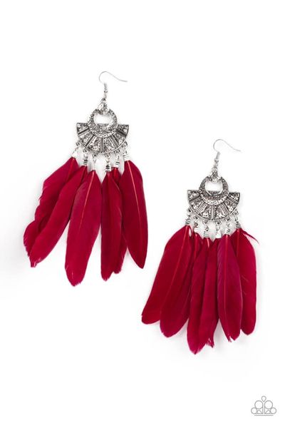 Feathered Love Red