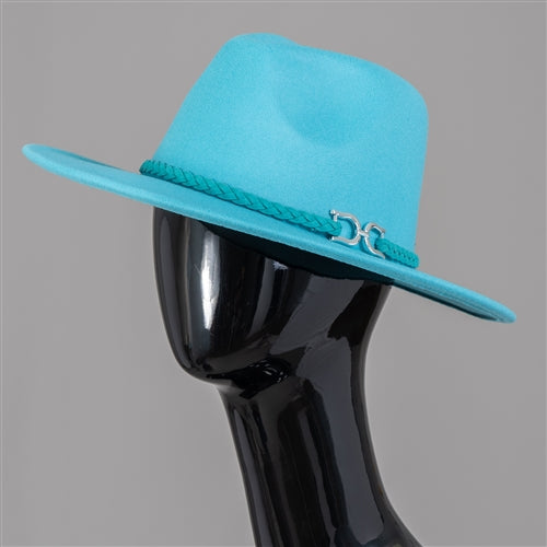 Twisted Band Panama Fedora Hat